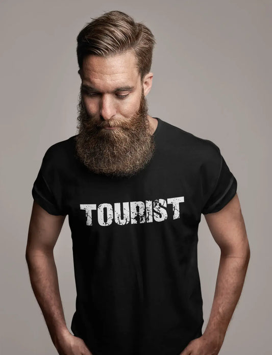 tourist, Men's Short Sleeve Round Neck T-shirt