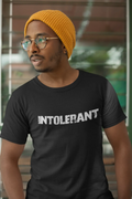 intolérant, <span>Homme</span> <span>manches courtes</span> <span>Col rond</span> T-shirt