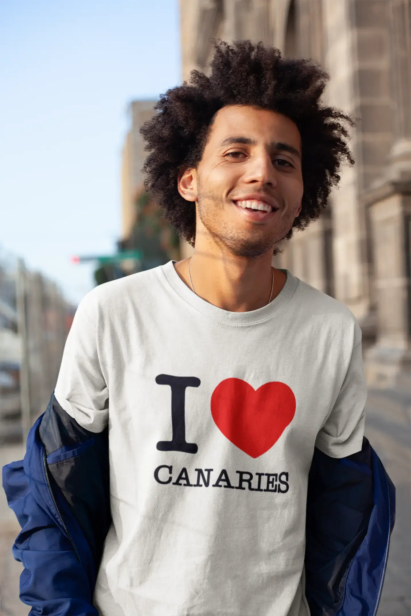 CANARIES, Men's Short Sleeve Round Neck T-shirt