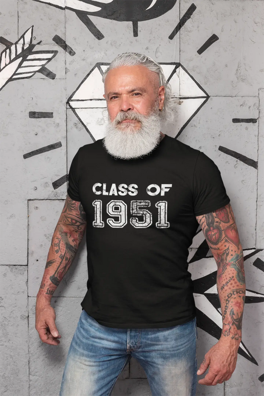 1951, Class of, black, Men's Short Sleeve Round Neck T-shirt 00103