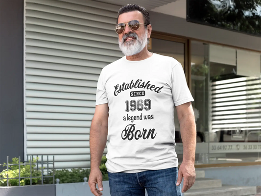 Homme Tee Vintage T Shirt Established Since 1969