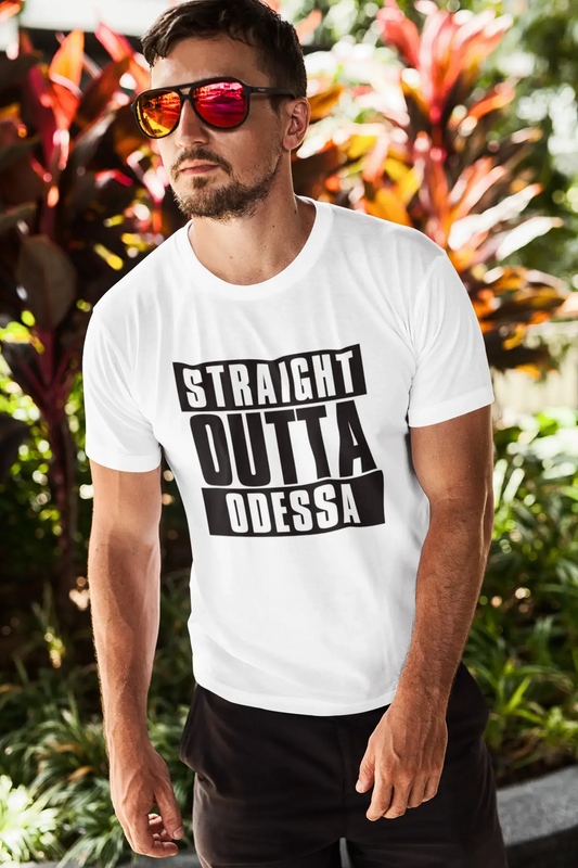 Straight Outta Odessa, Men's Short Sleeve Round Neck T-shirt 00027
