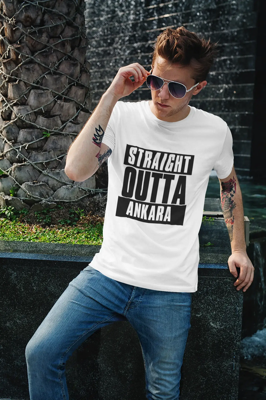 Straight Outta Ankara, Men's Short Sleeve Round Neck T-shirt 00027