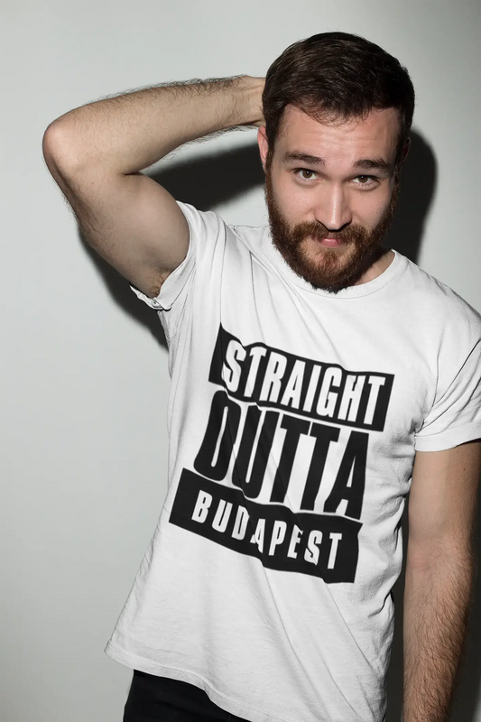Straight Outta Budapest, Homme manches courtes Col rond 00027