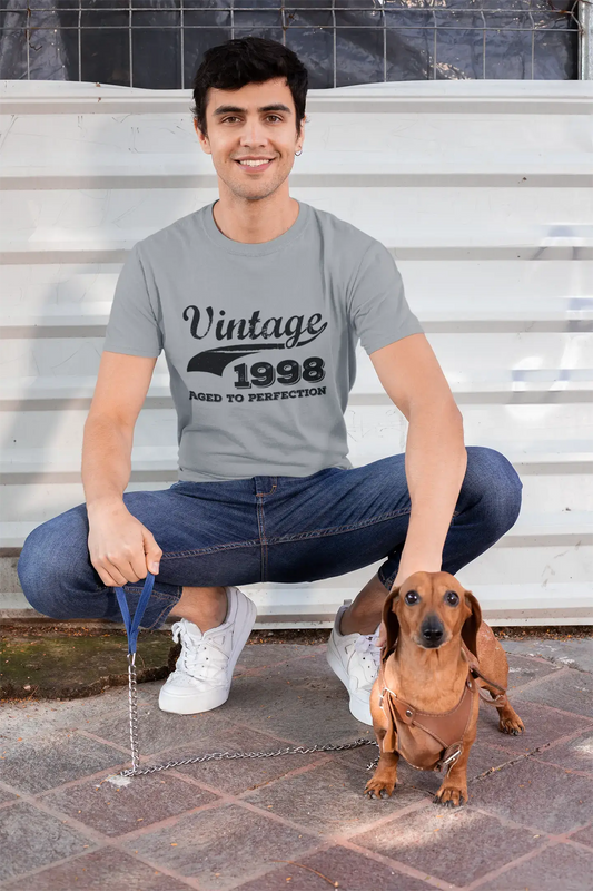 Homme Tee Vintage T Shirt Vintage Aged to Perfection 1998