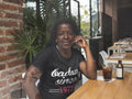 Badass Since 1972 Women's T-shirt Black Birthday Gift 00432