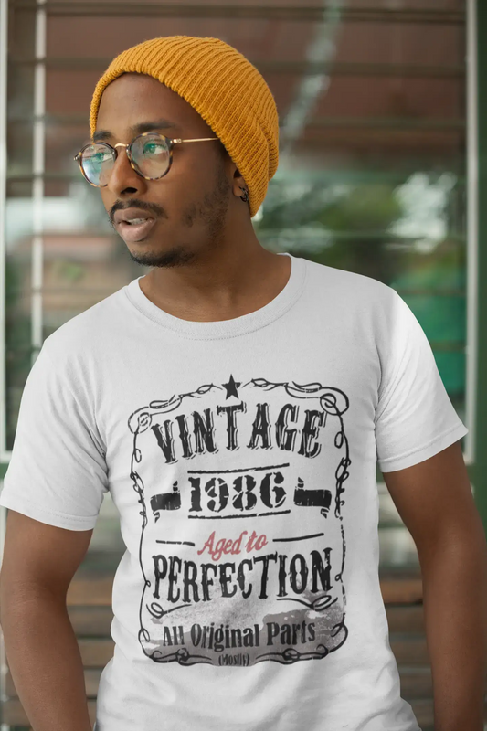 Homme Tee Vintage T-Shirt 1986 Vintage Aged to Perfection