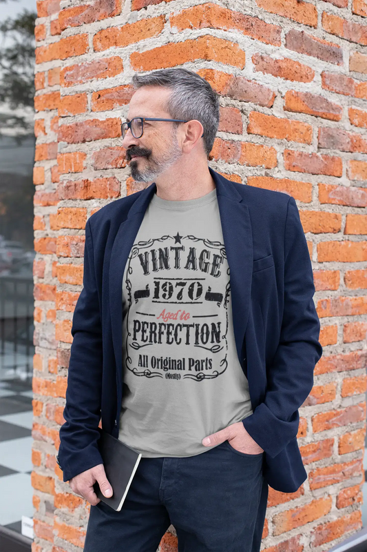 Homme Tee Vintage T Shirt 1970 Vintage Aged to Perfection