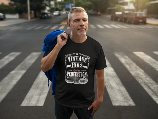Homme Tee Vintage T Shirt 1962 Vintage vieilli à la Perfection