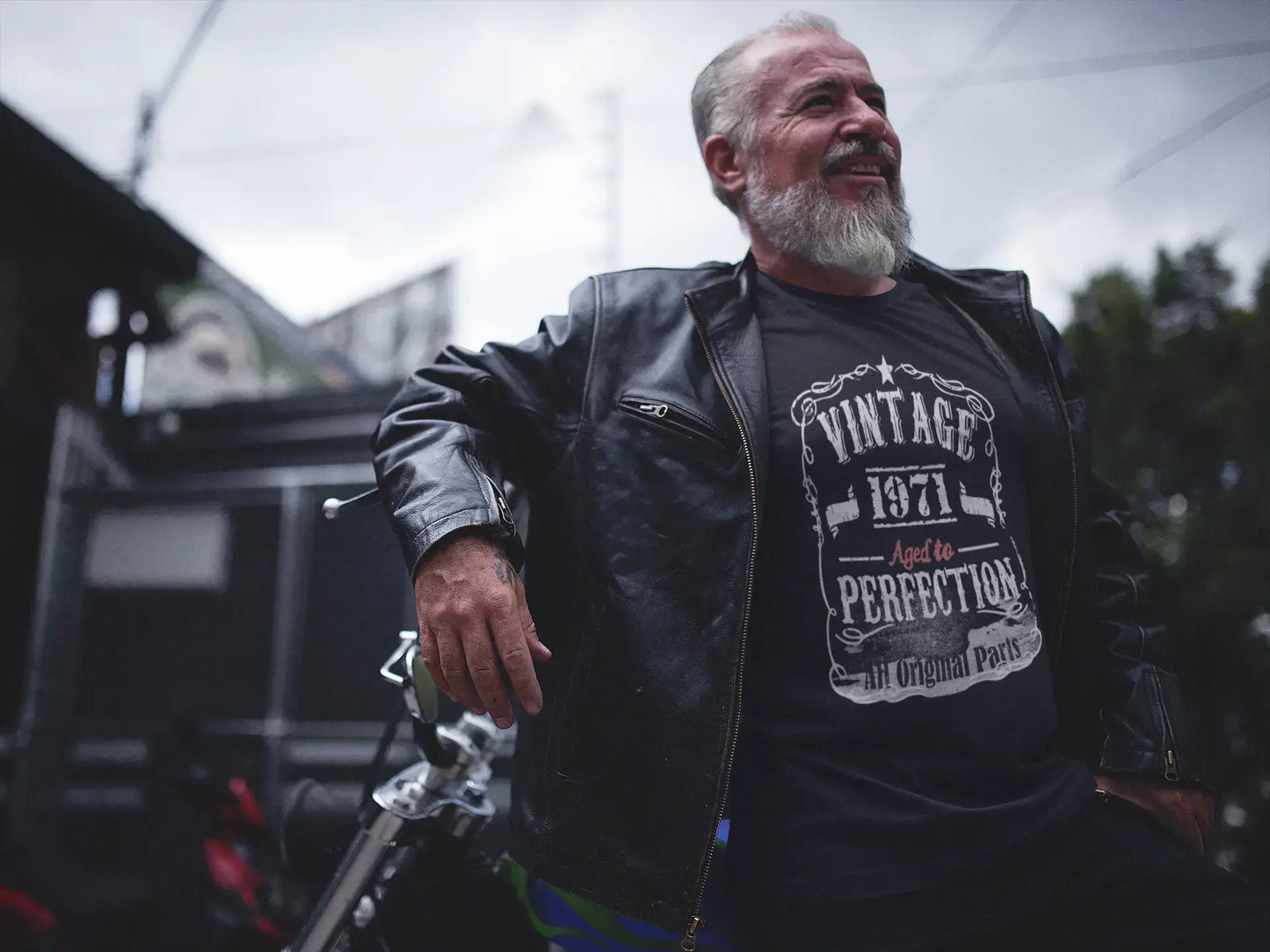 Homme Tee Vintage T Shirt 1971 Vintage Aged to Perfection