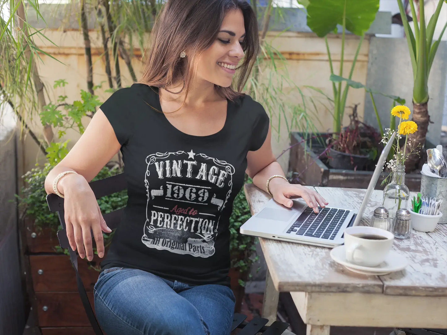 Femme Tee Vintage T Shirt 1969 Vintage Aged to Perfection