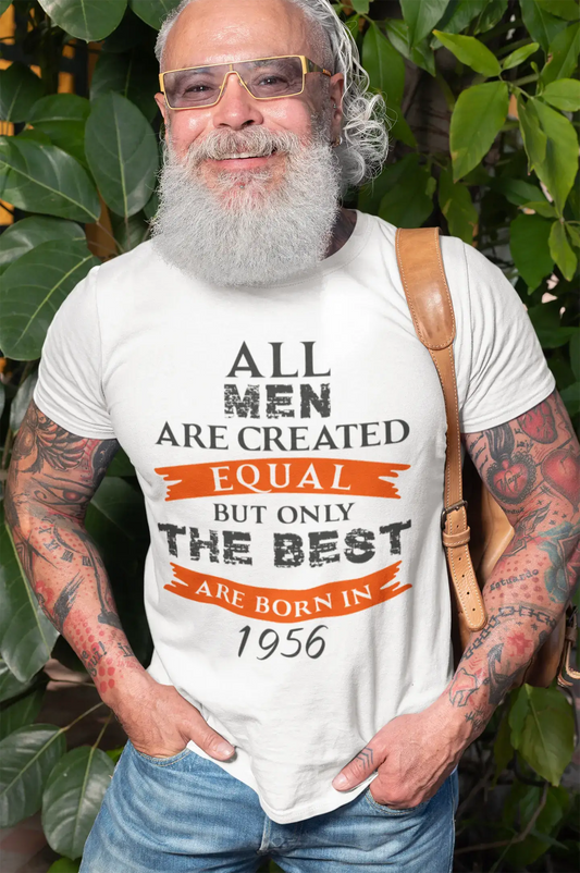 1956, Only the Best are Born in 1956 Men's T-shirt White Birthday Gift 00510
