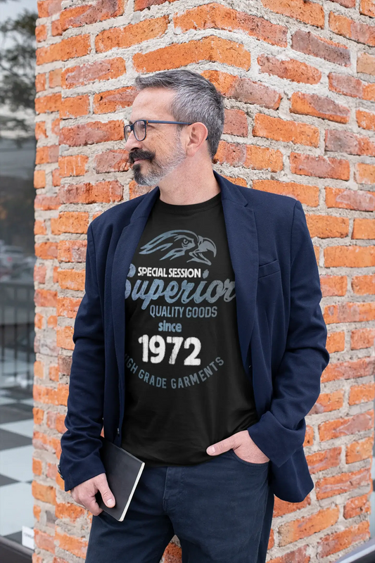 1972, Special Session Superior Since 1972 Men's T-shirt Black Birthday Gift 00523
