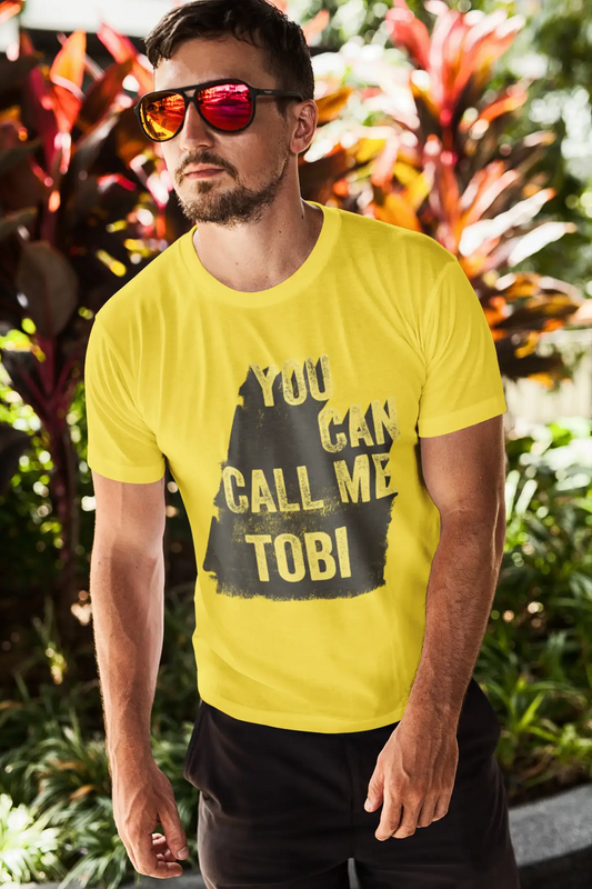 Tobi, You Can Call Me Tobi Men's T shirt Lemon Birthday Gift 00537