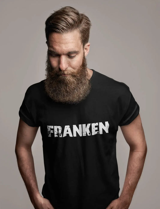 franken Men's T shirt <span>Noir</span> <span>Anniversaire</span> <span>Cadeau</span> 00548