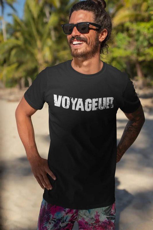 voyageur Men's T shirt Black Birthday Gift 00549