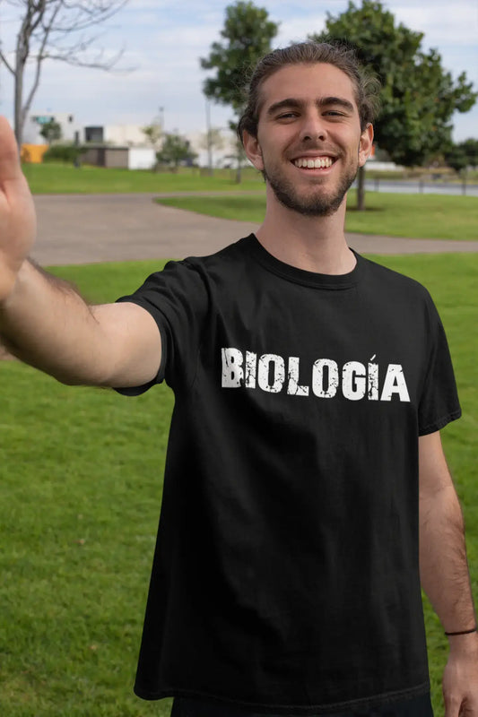 biología Men's T shirt Black Birthday Gift 00550