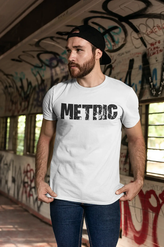 metric Men's T shirt White Birthday Gift 00552