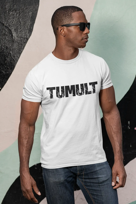 tumult Men's T shirt White Birthday Gift 00552