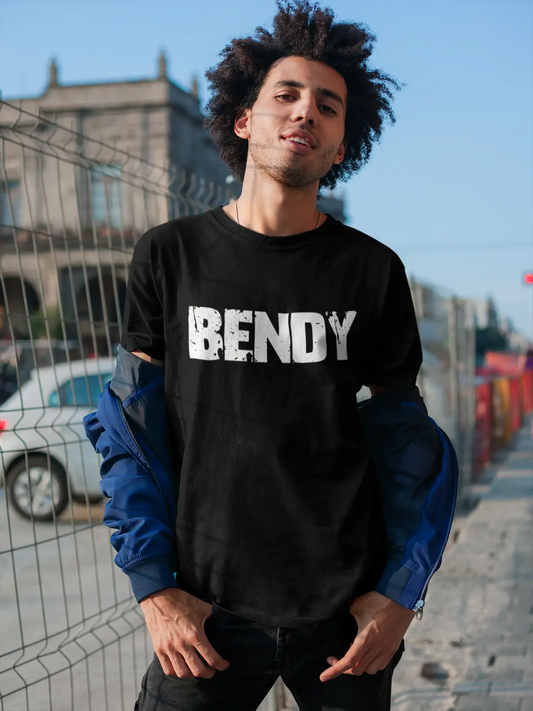 bendy Men's Retro T shirt Black Birthday Gift 00553