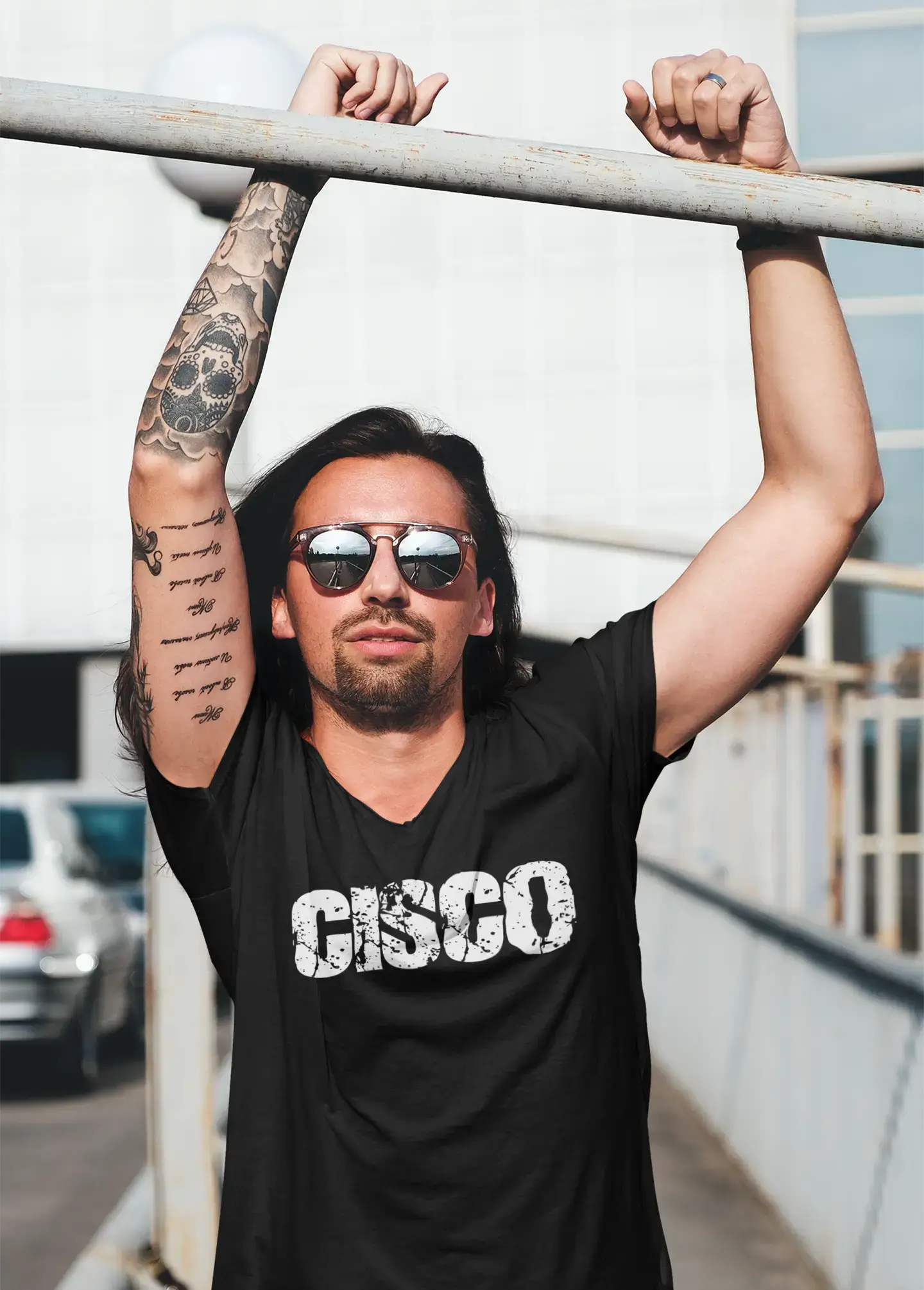 cisco Men's Retro T shirt Black Birthday Gift 00553