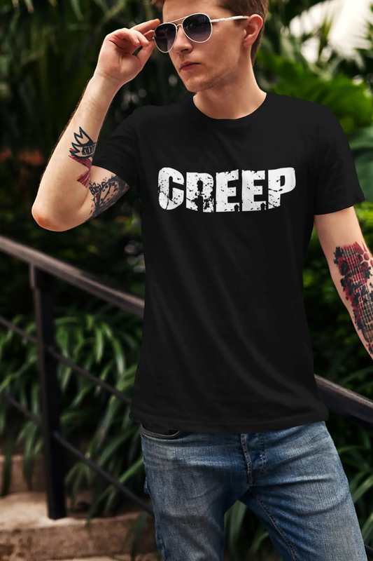 creep Men's Retro T shirt Black Birthday Gift 00553