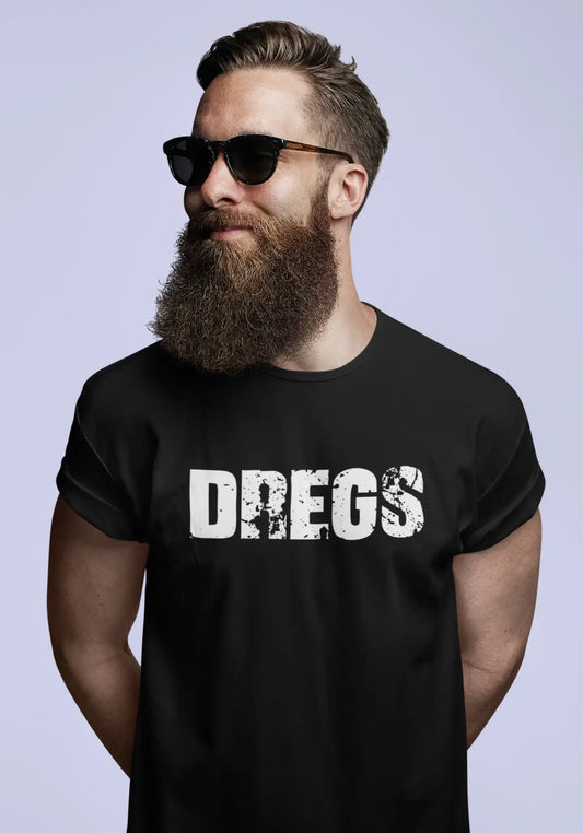 dregs Men's Retro T shirt Black Birthday Gift 00553