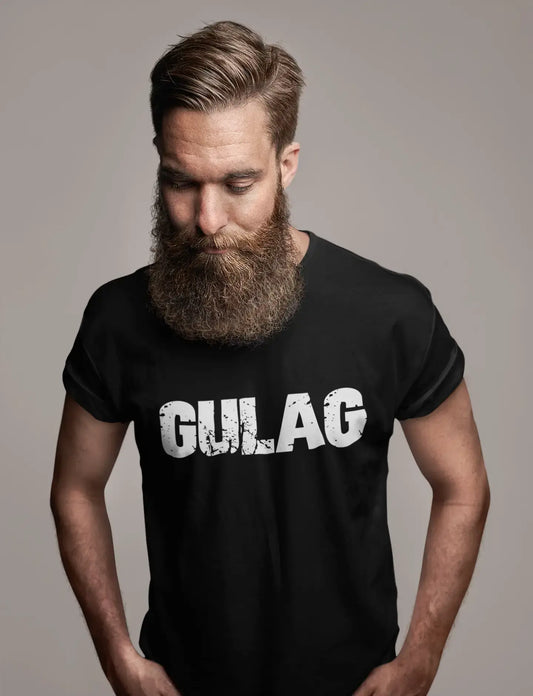 goulag Men's Retro T shirt <span>Noir</span> <span>Anniversaire</span> <span>Cadeau</span> 00553