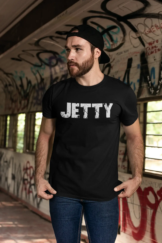 jetty Men's Retro T shirt Black Birthday Gift 00553
