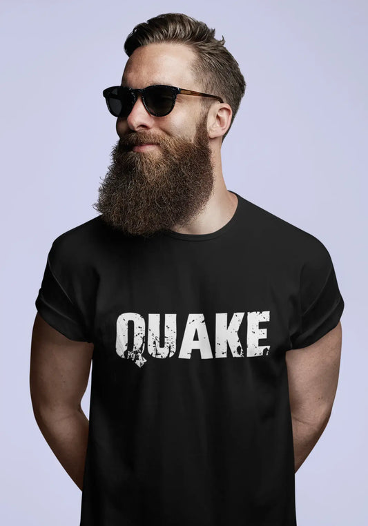 quake Men's Retro T shirt Black Birthday Gift 00553