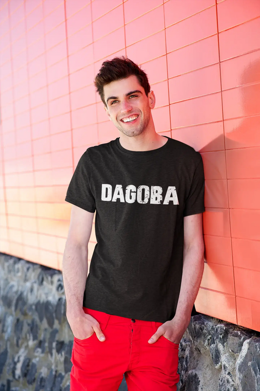 dagoba Men's Vintage T shirt Black Birthday Gift 00554