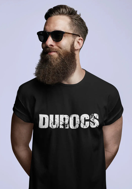 durocs Men's Vintage T shirt Black Birthday Gift 00554