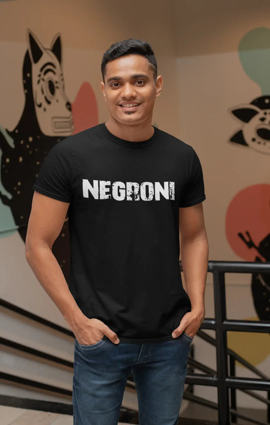 negroni Men's T shirt Black Birthday Gift 00555