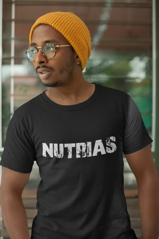 nutrias Men's T shirt Black Birthday Gift 00555
