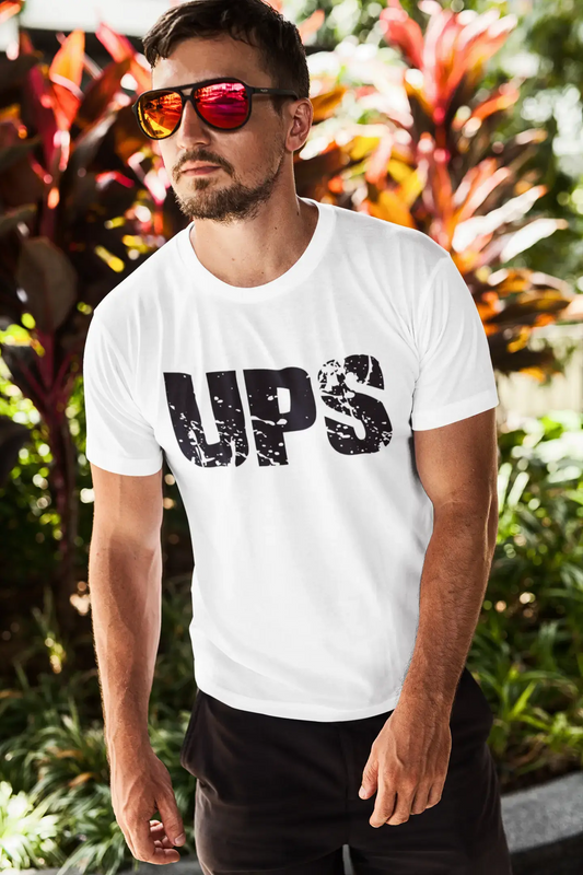 Homme T Shirt Graphique Imprimé Vintage Tee Ups