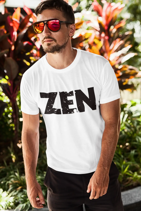 Homme T Shirt Graphique Imprimé Vintage Tee Zen