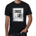 Men's Graphic T-Shirt Choose Life Eco-Friendly Limited Edition Short Sleeve Tee-Shirt Vintage Birthday Gift Novelty