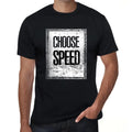Men's Graphic T-Shirt Choose Speed Eco-Friendly Limited Edition Short Sleeve Tee-Shirt Vintage Birthday Gift Novelty