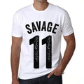 Men's Graphic T-Shirt Savage 11 11st Birthday Anniversary 11 Year Old Gift 2013 Vintage Eco-Friendly Short Sleeve Novelty Tee