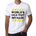 Men's Graphic T-Shirt Worlds Okayest Retailer Eco-Friendly Limited Edition Short Sleeve Tee-Shirt Vintage Birthday Gift Novelty