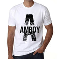 Men's Graphic T-Shirt Amboy Limited Edition Short Sleeve Tee-Shirt Vintage Birthday Gift Novelty