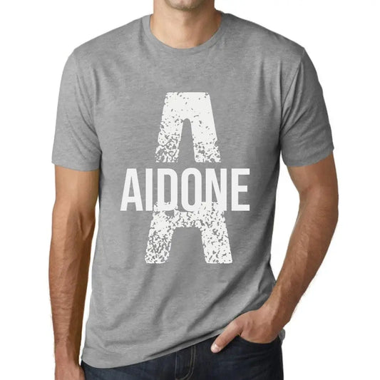 Men's Graphic T-Shirt Aidone Limited Edition Short Sleeve Tee-Shirt Vintage Birthday Gift Novelty