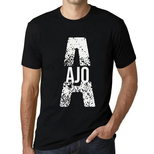 Men's Graphic T-Shirt Ajo Limited Edition Short Sleeve Tee-Shirt Vintage Birthday Gift Novelty