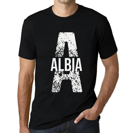 Men's Graphic T-Shirt Albia Limited Edition Short Sleeve Tee-Shirt Vintage Birthday Gift Novelty