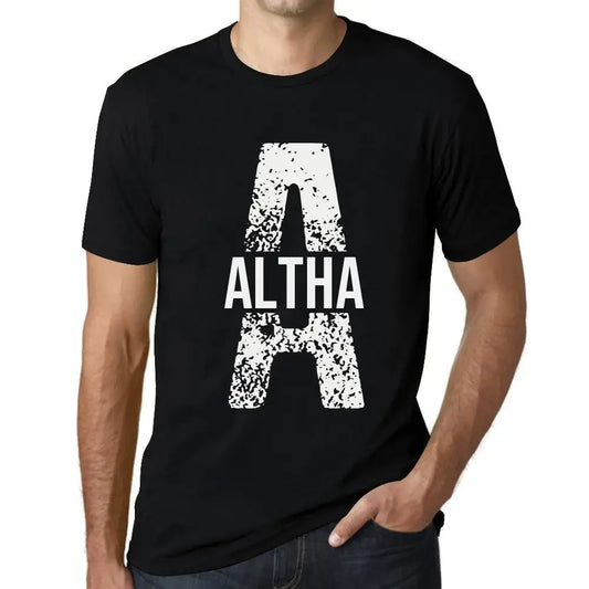 Men's Graphic T-Shirt Altha Limited Edition Short Sleeve Tee-Shirt Vintage Birthday Gift Novelty