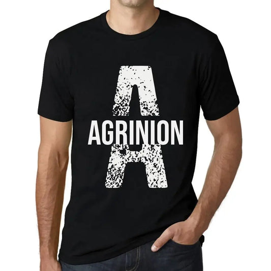 Men's Graphic T-Shirt Agrinion Limited Edition Short Sleeve Tee-Shirt Vintage Birthday Gift Novelty