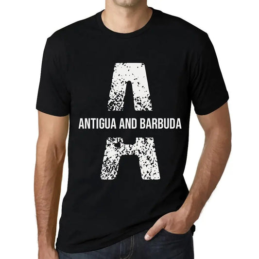 Men's Graphic T-Shirt Antigua And Barbuda Limited Edition Short Sleeve Tee-Shirt Vintage Birthday Gift Novelty