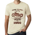 Men's Graphic T-Shirt Born to Ride Legendary Motor Since 1960 64th Birthday Anniversary 64 Year Old Gift 1960 Vintage Eco-Friendly Short Sleeve Novelty Tee