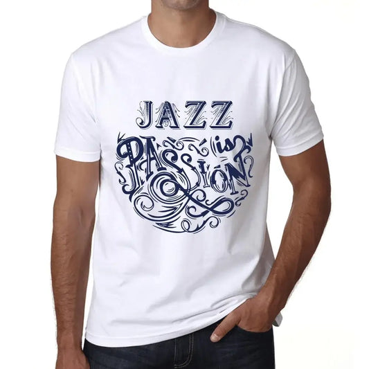 Men's Graphic T-Shirt Jazz Is Passion Eco-Friendly Limited Edition Short Sleeve Tee-Shirt Vintage Birthday Gift Novelty