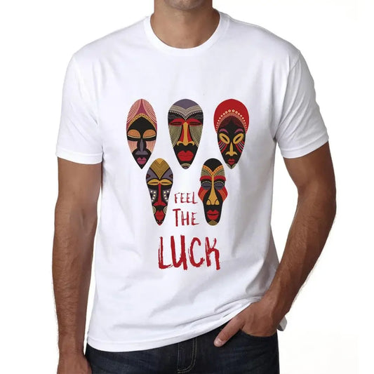 Men's Graphic T-Shirt Native Feel The Luck Eco-Friendly Limited Edition Short Sleeve Tee-Shirt Vintage Birthday Gift Novelty